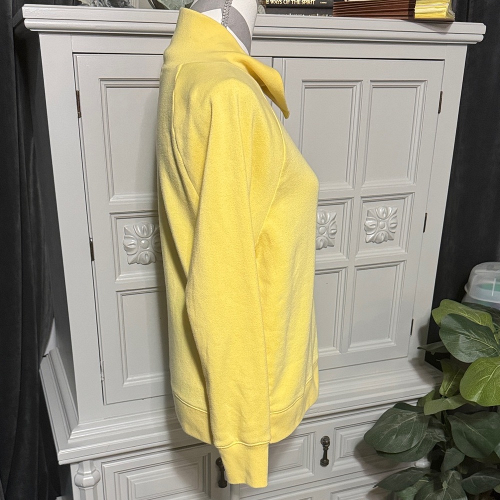 J. Crew Yellow Button-Detail Soft Sweater Size Small - Picture 4 of 6